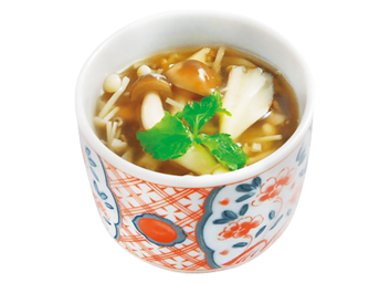 たっぷりキノコの茶碗蒸し